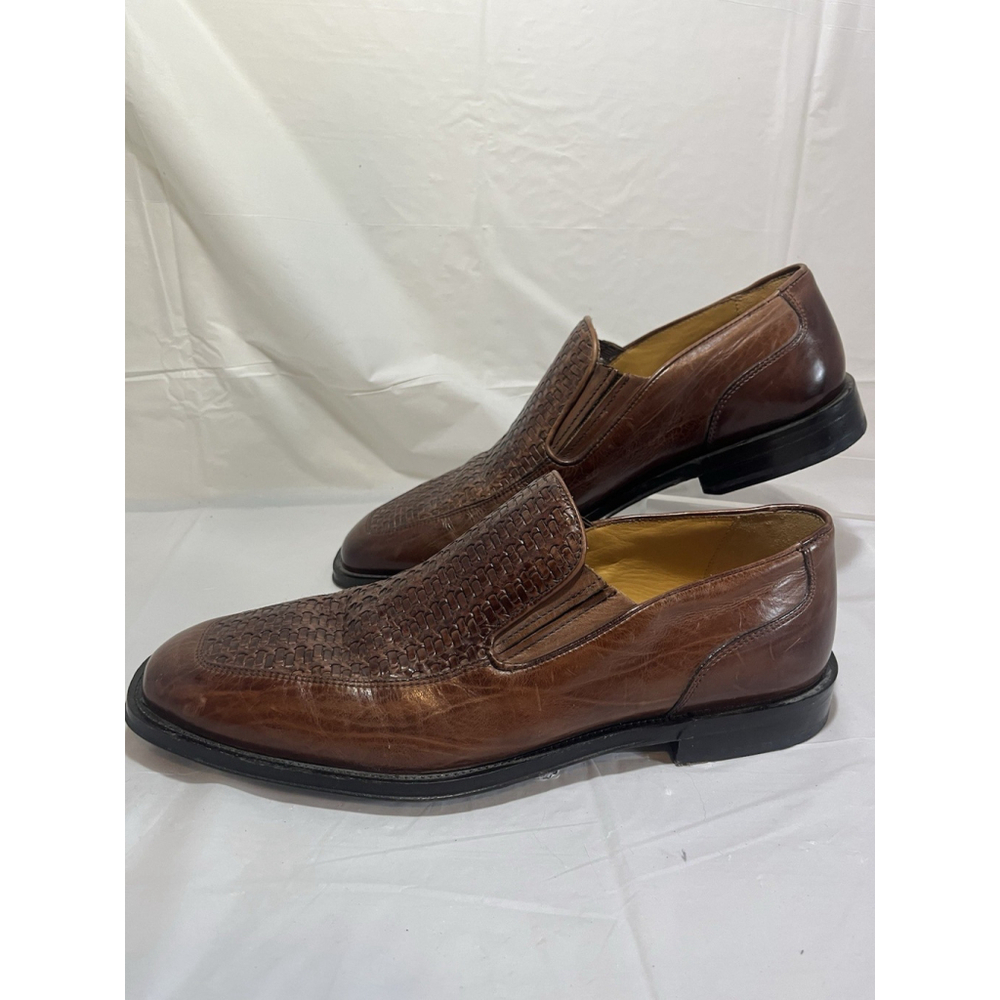 Johnston & Murphy Driver Woven Slip On Loafer size 8 M Brown - Picture 13 of 15